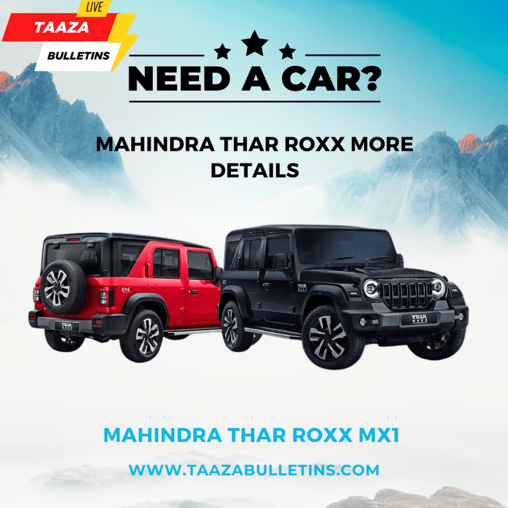 Mahindra Thar Roxx 