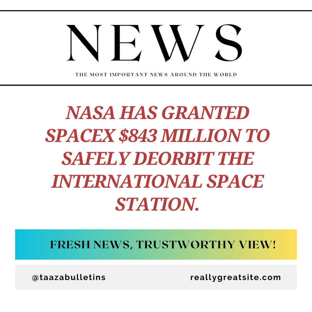 NASA has granted SpaceX