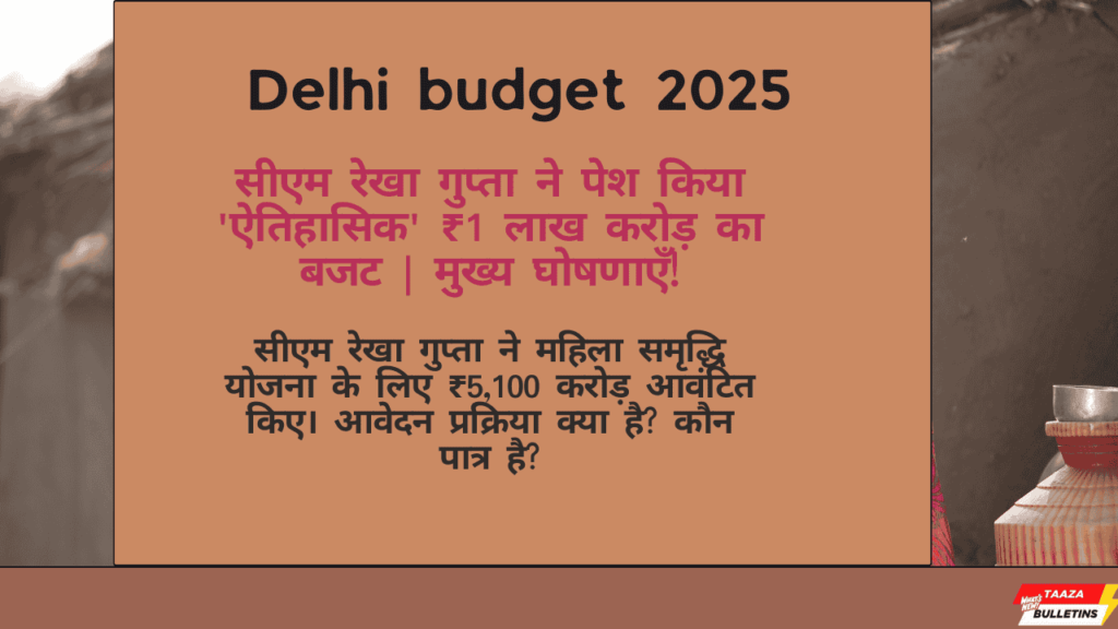 Delhi budget 2025