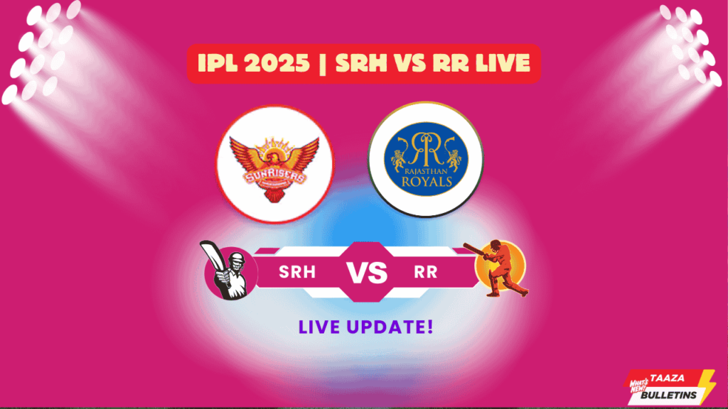 Sunrisers Hyderabad vs Rajasthan Royals
