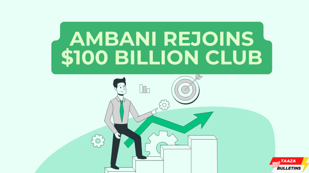 Ambani rejoins $100 Billion Club