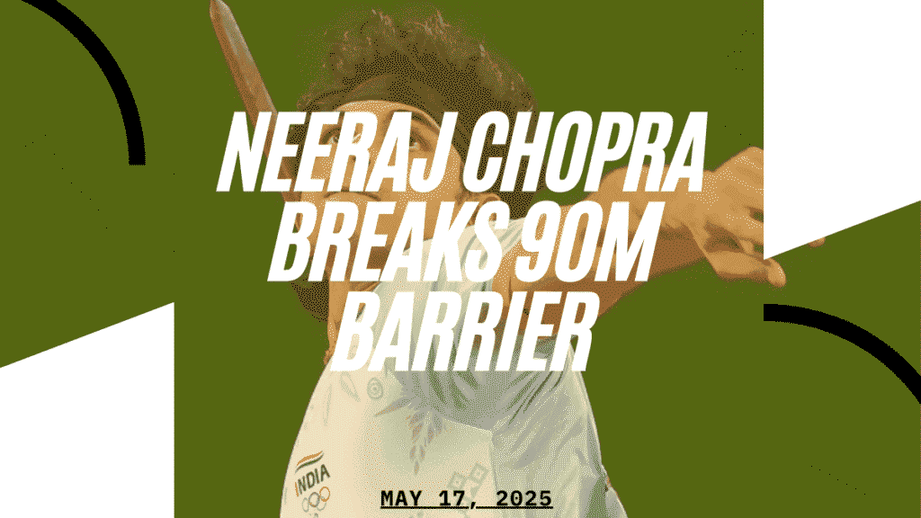 Neeraj Chopra Hits 90 Metres