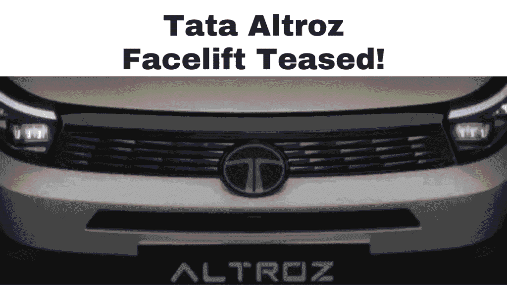 Tata Altroz facelift