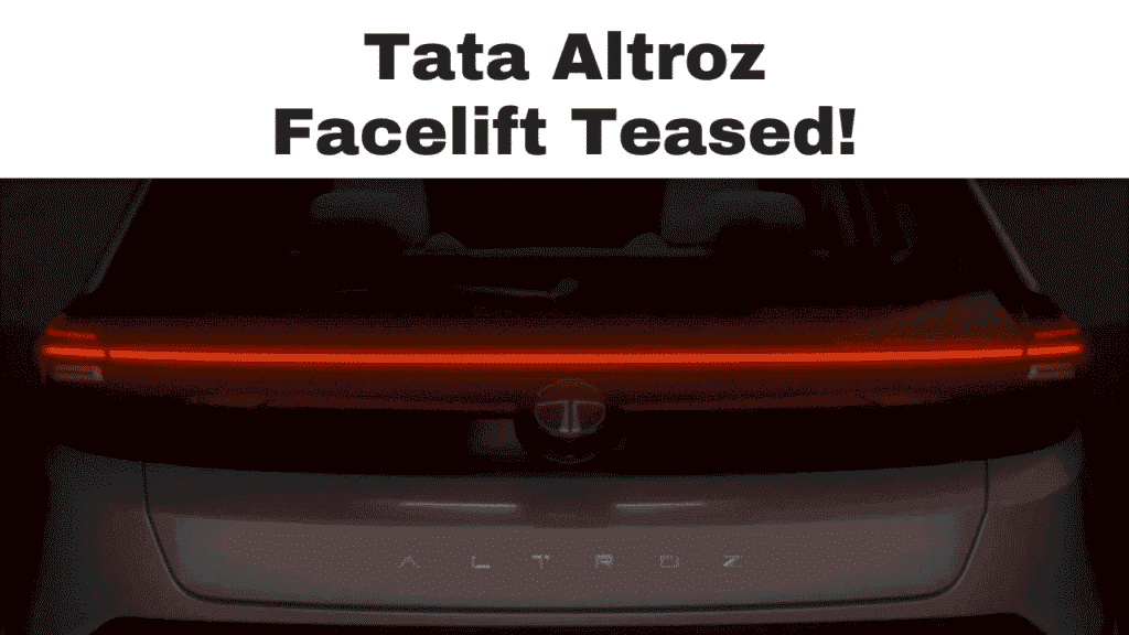 Tata Altroz Facelift