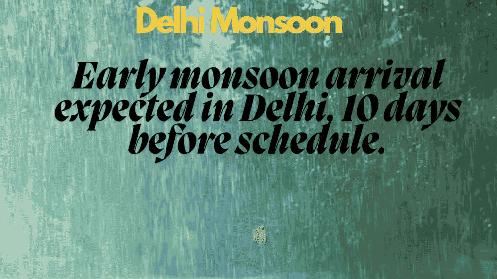 Early monsoon