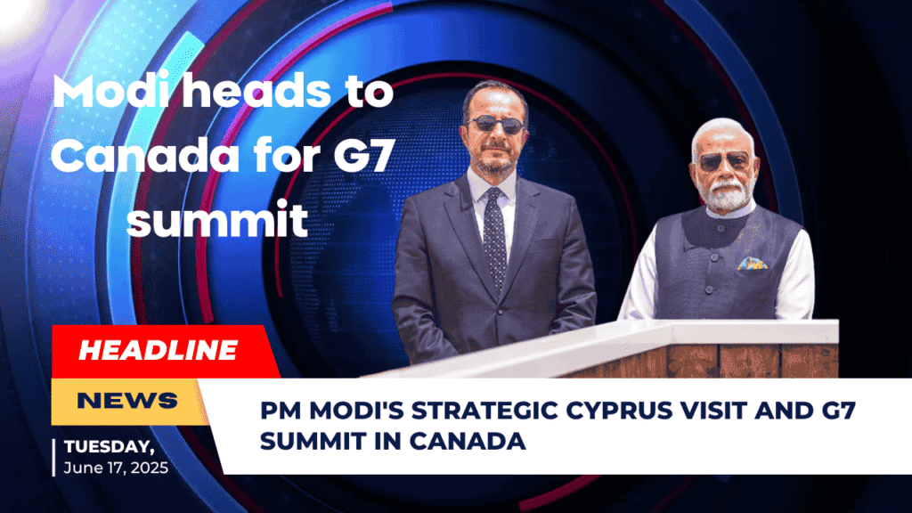 Modi heads to Canada for G7 summit