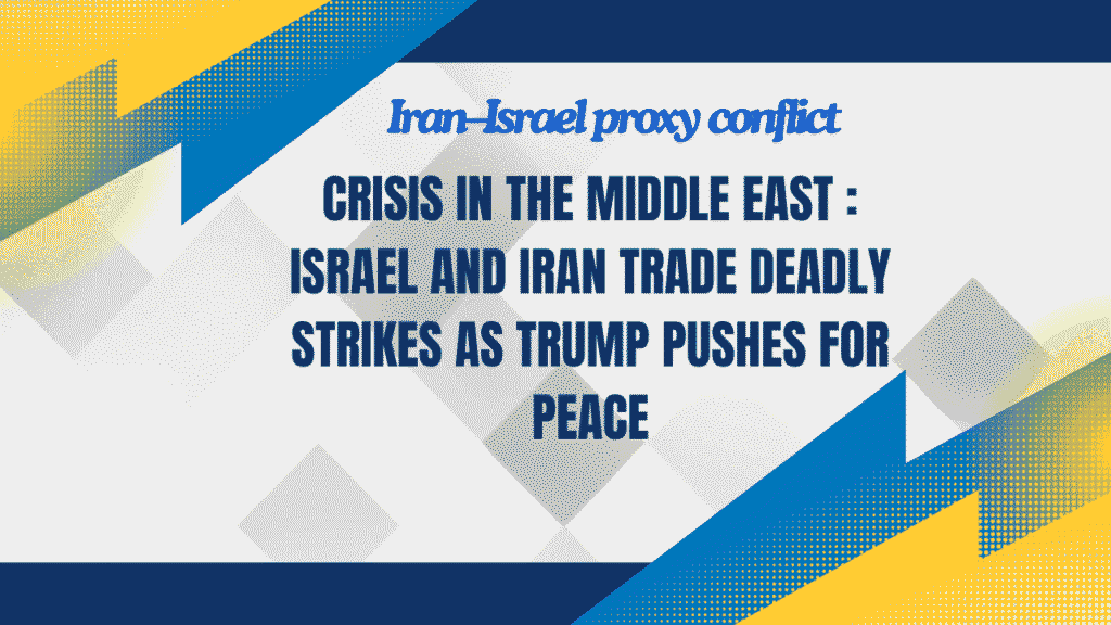Iran–Israel proxy conflict