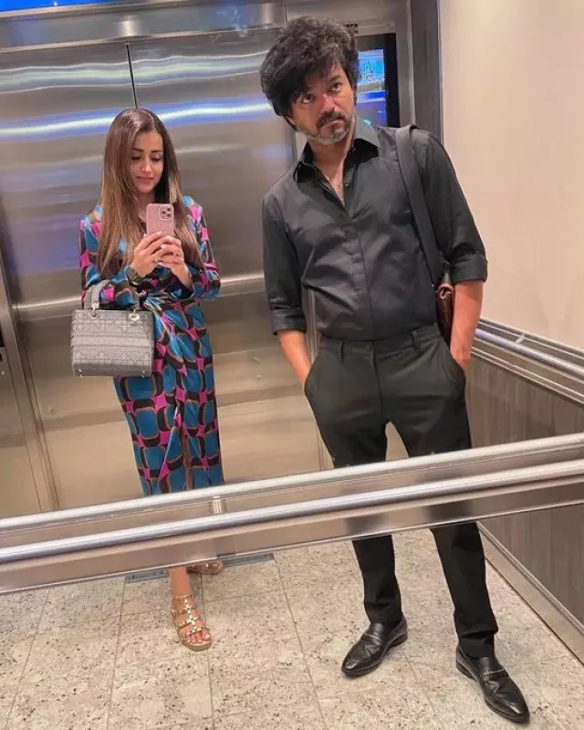 Trisha Krishnan Drops The Cutest Photo With The Birthday Boy Thalapathy Vijay